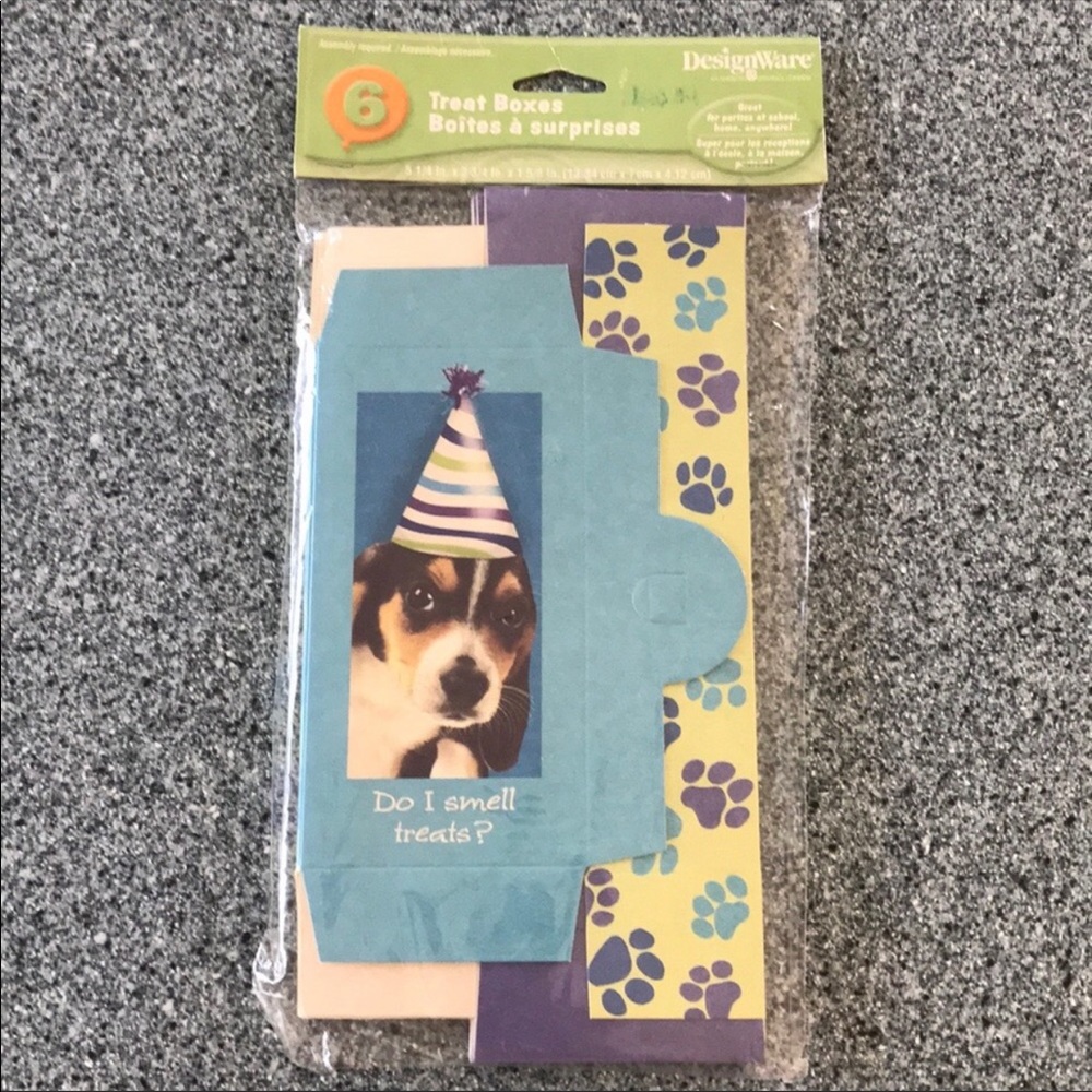 Set of 6 Cute DesignWare Party Treat Boxes